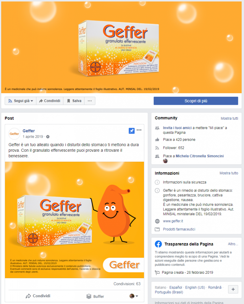 GEFFER - Pagina Facebook OTC